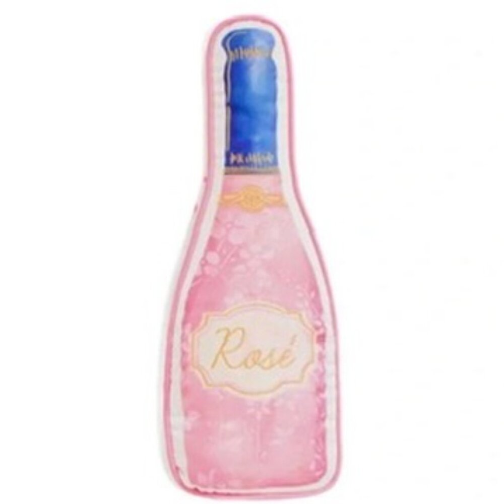 Novogratz Pink Rosé Wine Bottle Decorative Indoor Outdoor toss Pillow
